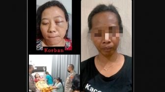 Jotos Istri Sah Selingkuhannya, NH Dibawa ke Polsek Liang Anggang Banjarbaru