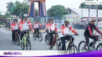 Sambut HUT RI ke-77, Pemkab Asahan Gelar Fun Bike