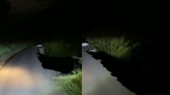 Video Viral Naik Motor di Jalanan Gelap, Warganet Ini Rekam Hal Mengerikan