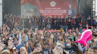 Tampilkan Reog Ponorogo di Deli Serdang, Putera Jawa Kelahiran Sumatra Kenalkan Ganjar ke Masyarakat