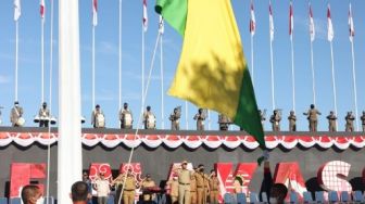 Pemkot Makassar Siapkan 77 Bendera Merah Putih di Anjungan Pantai Losari