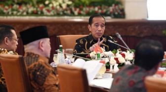 Bertemu Para Pimpinan Lembaga Negara, Presiden Jokowi Bahas Krisis Global