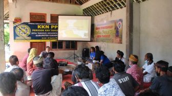 Mahasiswa Universitas Udayana Gelar Pelatihan Budidaya Padi Dan PMK di Karangasem