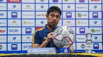 Kalahkan Bhayangkara FC, Nil Maizar Minta Pemain Dewa United Tak Cepat Puas Diri