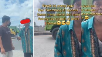 Beredar Rekaman Video Pria Paruh Baya Asal Jogja Mengaku Korban Hipnotis, Netizen: Jangan Percaya itu Modus