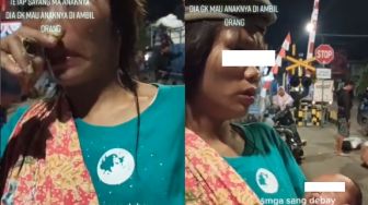 Viral Wanita Mabuk Hisap Lem sambil Gendong Bayi, Publik: Ini Korban Laki-laki Tidak Bertanggung Jawab Pastinya