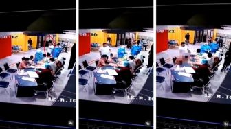 Terekam CCTV, Pria Diduga Keluarga Pasien di Tasikmalaya Pukul Kepala Nakes IGD sampai Tersungkur