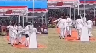 Tuai Kecaman Aksi Paskibra Berjoget di Bawah Bendera Merah Putih yang Telah Berkibar