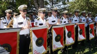 Iringi Pengibaran Merah Putih di Ankara, Korps Musik Kepolisian Turki Bawakan Indonesia Raya hingga Indonesia Pusaka