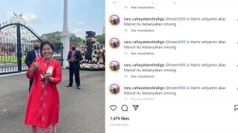 Hadir Saat Upacara Detik-Detik Proklamasi di Istana Merdeka, Rara Pawang Hujan Sindir Pesulap Merah
