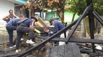 Rumah Warga Binjai Ludes Dilahap si Jago Merah, Diduga Dibakar OTK
