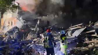 Rusia Serang Wilayah Kharkiv Ukraina, Apartemen Hancur dan Menewaskan Enam Warga Sipil