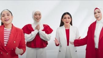 Sambut Momen Kemerdekaan RI, Nagita Slavina hingga Celine Evangelista Nyanyikan Lagu Rumah Kita