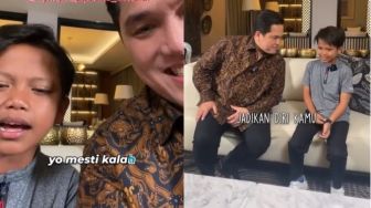 Diundang Erick Thohir dan Ajak Nyanyi 'Ojo Dibandingke', Publik Salfok Sikap Farel Prayoga : Wong Jowo Tenan