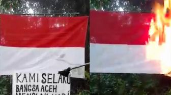 Detik-detik Bendera Merah Putih Dibakar di Aceh, Tolak HUT RI