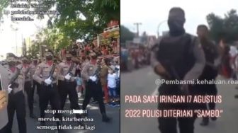 Terjadi Lagi, Warga Kembali Teriak Sambo ke Barisan Polisi, Publik: Rakyat Sakit Hati Menanti Kabar Pasti