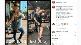 Audy Item Tunjukkan Penampilannya usai BB Turun 20 Kilogram, Netizen: Balik Remaja Lagi