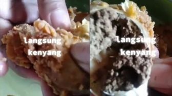 Beli Ayam Krispi, Warganet Ini Temukan Bagian Ayam yang Bikin Enek