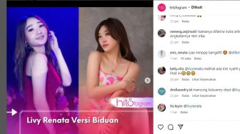 Punya Wajah Mirip Livy Renata, Biduan Cantik Ini Dipuji-puji Warganet