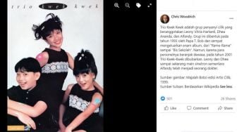 Foto Lawas Trio Kwek Kwek Ajak Netizen Bernostalgia dengan Lagu Anak-anak: Rindu Zaman Itu