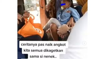 Nenek Ngamuk ke Cucu saat Naik Angkot, Dinasihati Penumpang Ternyata Ada Cerita Pilu Dibaliknya