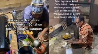 50 Tahun Menikah Tanpa Anak, Kakek Nenek Tetap Romantis Lakukan Kebiasaan Baik Ini