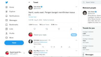 Sukses dengan Pengabdi Setan 2, Joko Anwar Tulis Cuitan yang Penuh Misteri