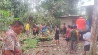 7 Rumah Warga Kapuas Hulu Rusak Diterpa Angin Puting Beliung