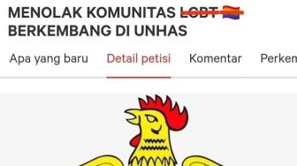 CEK FAKTA: Beredar Petisi Unhas Tolak LGBT Diduga Akibat Heboh Mahasiswa Non-Biner, Benarkah?