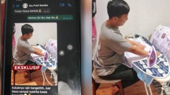 Viral Foto Brigadir J Nyetrika Baju Anak, Apa Fungsi dan Tugas Ajudan Seharusnya?