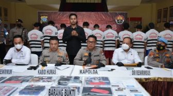 Ungkap Kasus Judi di Kepri, Polisi Tangkap Total 55 Tersangka