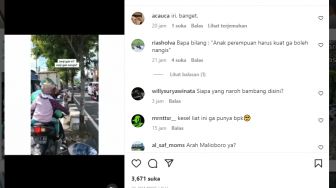 Haru, Driver Ojol dan Anaknya Main Suten, Warganet: Nangis Dah Ngeliat