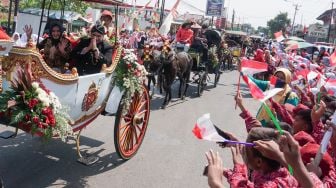 Kirab Budaya Rayakan HUT Kabupaten Pekalongan