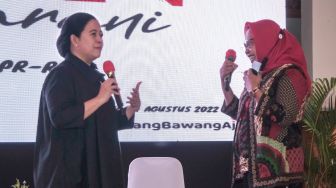 Teriakan 'Presiden' saat Puan Berdialog dengan Warga Tulang Bawang