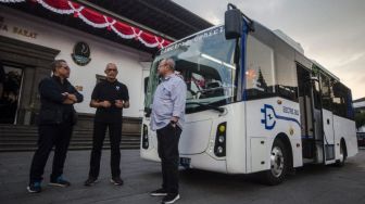 Lokakarya Pengembangan Transportasi Massal Kendaraan Elektrifikasi Tanggapi Bus Listrik Bandung Raya dari PT VKTR