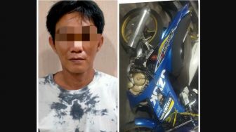 Penadah Motor Hasil Rampasan 2 Oknum Polisi di Banjarbaru Ditangkap, Ini Tampangnya