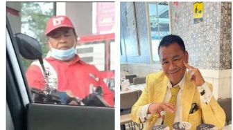 Heboh! Sosok Petugas SPBU Punya Wajah Mirip Hotman Paris, Dikira Publik Lagi Cosplay