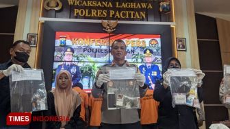 Nongkrong di Teras Toko, Pria Pembawa Ganja dan Pil Koplo Diringkus Polisi