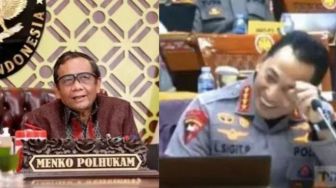 Menengok Perbedaan Suasana Rapat Komisi III DPR dengan Mahfud MD dan Kapolri