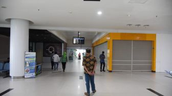 Luapan Air Hujan Sempat Rendam Bandara SAMS Sepinggan