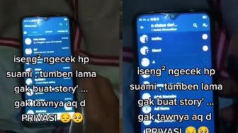 Iseng Cek HP Suami, Istrinya Baru Tahu Disembunyikan dari WhatsApp Story