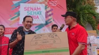 Bertabur Doorprize! 2000 Orang Meriahkan Senam SICITA Bersama DPD BMI DIY