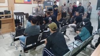 Razia Hotel di Kotabumi, Petugas Polres Lampung Utara Jaring Belasan Pasangan bukan Suami Istri