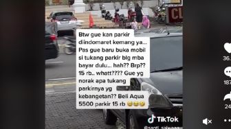 Ditagih Bayar Parkir Rp15 Ribu di Minimarket, Curhatan Wanita Ini Bikin Warganet Sewot: Memang Meresahkan