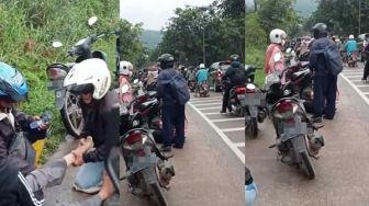 Viral Puluhan Pemotor Jatuh di Bukit Daeng Batam, Ternyata Ini Penyebabnya