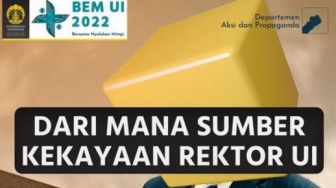 7 Fakta BEM UI Pertanyakan Sumber Kekayaan Rektor Ari Kuncoro: Harta Naik Rp 35 Miliar!