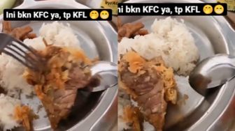 Dikira Ayam, Warganet Ini Temukan Lengkuas Krispi di Menu Makannya