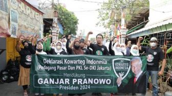 Komunitas Warteg Dukung Ganjar Jadi Capres, Sebut Bawa Kemajuan untuk PKL dan Pedagang Pasar