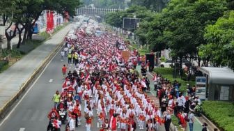 Meccaya Kolaborasi dengan Sinergi Indonesia Maju Gelar Acara 77 Parade Rakyat Merah Putih