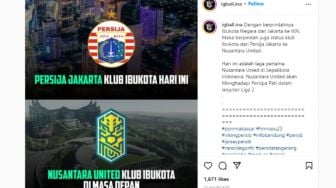 Persija dan Nusantara United, 2 Klub Berstatus Ibukota Masa Lalu dan Masa Depan